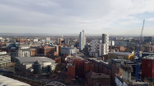 Cityscape against sky