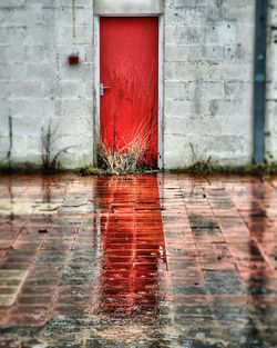 Brick wall with brick wall