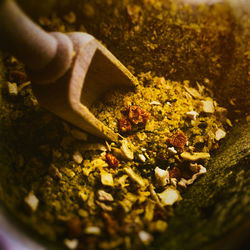 Close-up of person preparing food