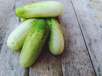 Close-up of bananas on table