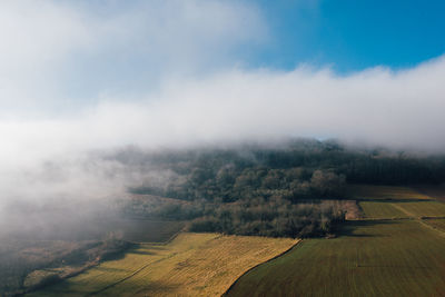 Scenic view of landscape against sky