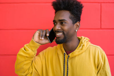 Portrait of a smiling young man