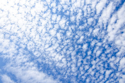 Low angle view of cloudy sky