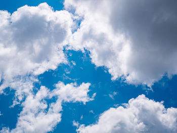 Low angle view of clouds in sky