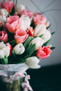 Close-up of pink roses