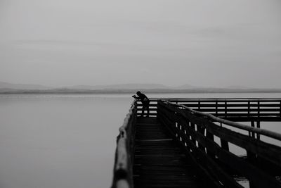 Pier on sea