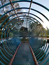 Metallic structure in park