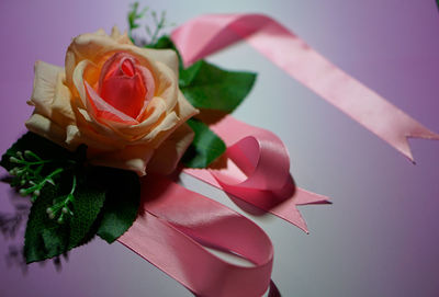 Close-up of rose bouquet