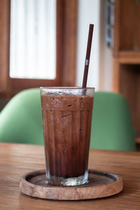 Close-up of drink on table