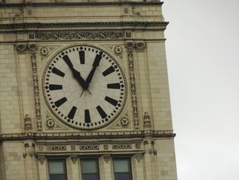 Low angle view of clock tower