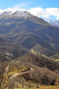High angle view of landscape