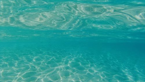 High angle view of swimming pool in sea