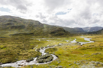 Scenic view of landscape against sky