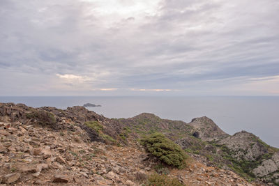 Scenic view of cloudy sky