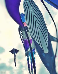 Low angle view of building against blue sky