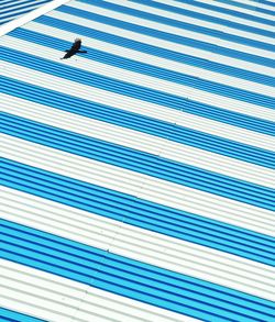 Abstract pattern against blue sky