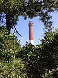 Low angle view of lighthouse