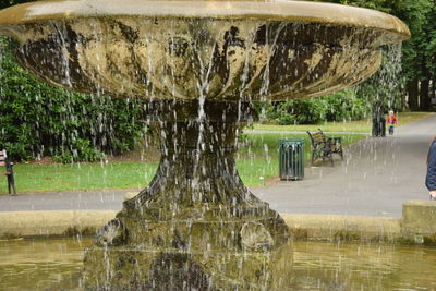 Fountain in park