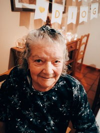 Portrait of a smiling young woman