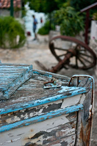 Close-up of wood