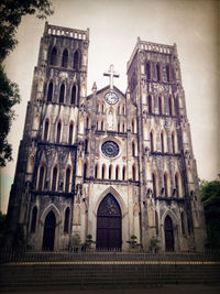 Low angle view of historical building