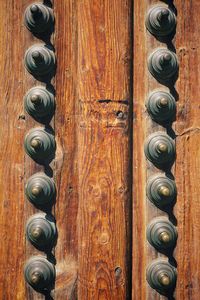 Full frame shot of wooden door