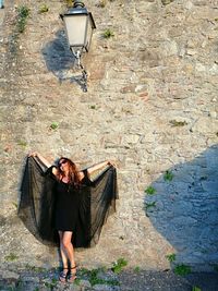 Bat woman in montalbano elicona