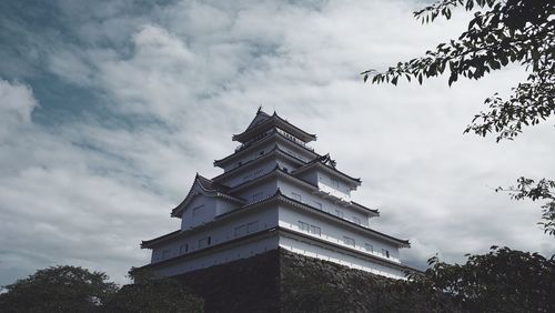 Low angle view of building against sky