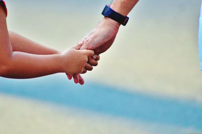 Holding hands 
