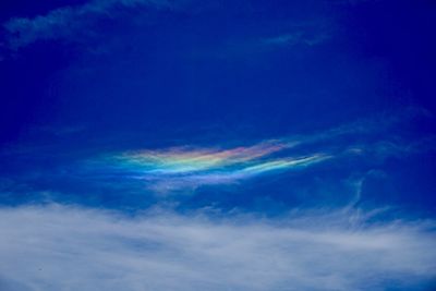 Low angle view of clouds in sky