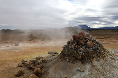 Scenic view of landscape against sky