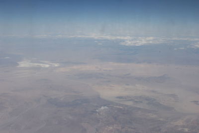 Aerial view of landscape against sky