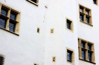 Low angle view of residential building