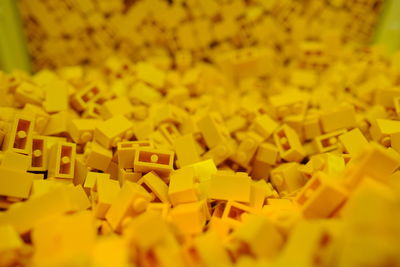 Full frame shot of yellow paper