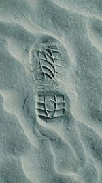 Close-up of water on beach
