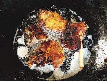 Directly above shot of food