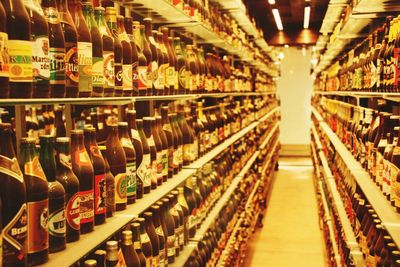 Full frame of shopping mall