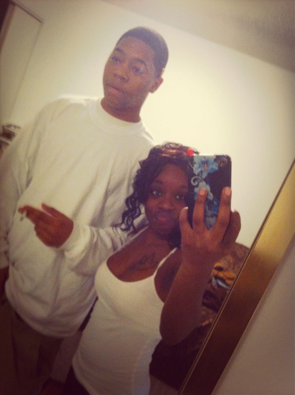 Me and my bruh ! luh dis niggah and he dun got tall asf lol