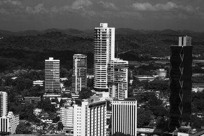 Cityscape against sky