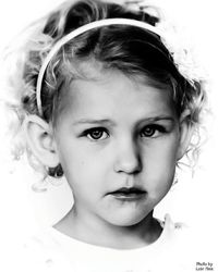 Portrait of young woman