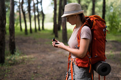 Young woman using mobile phone