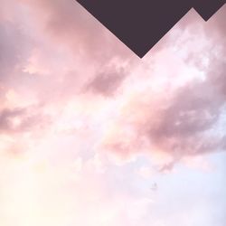 Low angle view of cloudy sky