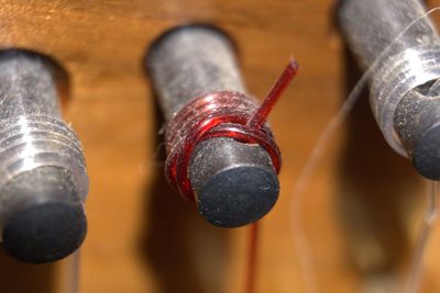 Close-up of rusty chain