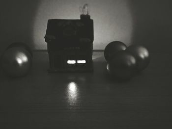 Close-up of ball on table