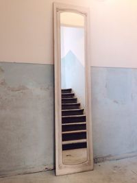 Stairs leading to wall