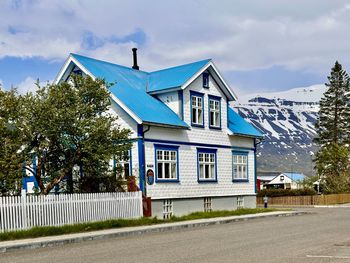 Built structures against sky
