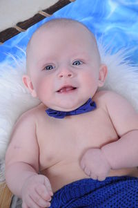 Portrait of cute baby