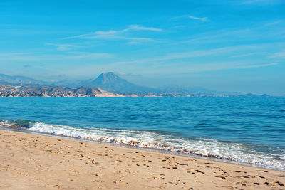 Scenic view of beach