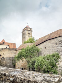 Low angle view of historical building against sky