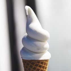 Close-up of ice cream